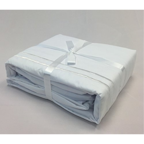 EGYPTIAN COMFORT - Silky Smooth Lightweight Bed Sheet Set - Brushed Micro - Deep Pocket - 4 Piece Set - Queen White