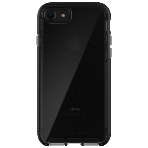 tech21 Evo Check Skin Case for iPhone SE/8/7 - Smokey/Black