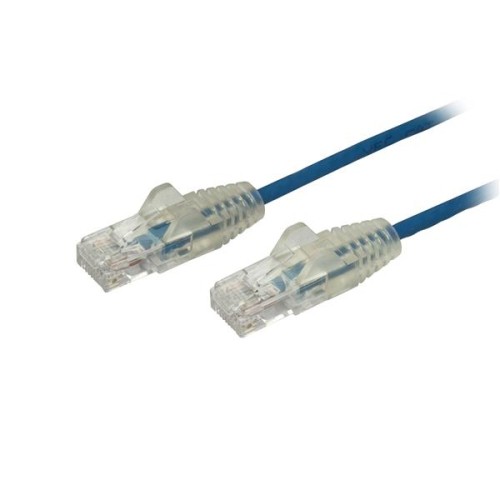 StarTech 10 ft Blue Cat6 / Cat 6 Ethernet Cable - Slim - Snagless 10ft