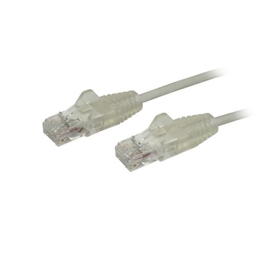 StarTech 6 ft Gray Cat6 / Cat 6 Ethernet Cable - Slim - Snagless 6ft