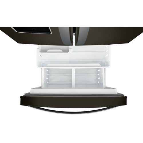 Réfrigérateur à deux portes 19,7 pi³ et 30 po de Whirlpool - Acier inoxydable noir