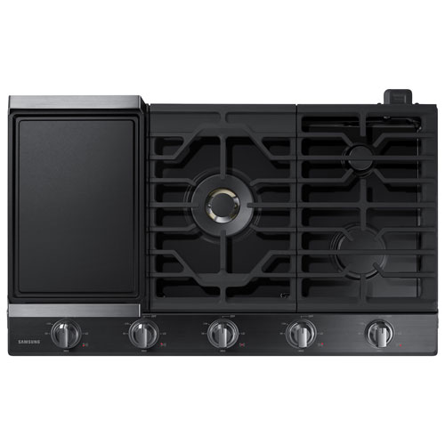Samsung 36" 5-Burner Gas Cooktop - Stainless Steel