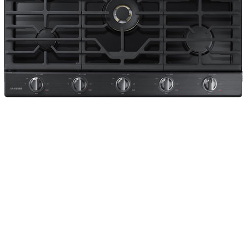 Samsung 36" 5-Burner Gas Cooktop - Stainless Steel