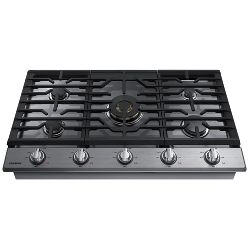 Samsung 36" 5-Burner Gas Cooktop - Stainless Steel