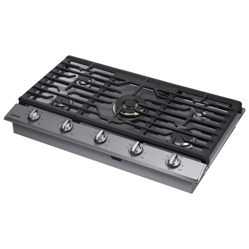 Samsung 36" 5-Burner Gas Cooktop - Stainless Steel