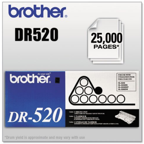 Brother DR520 DR-520 Original Imaging Drum Unit For DCP-8060, HL-5240-5250-5280DW, 8860DN