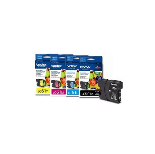 BROTHER  Lc61 4Pks Ink Cartridge Combo Bk/c/m/y for Mfc Printer