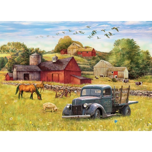 COBBLE HILL  - Summer Afternoon On The Farm, 1000-Piece Puzzle