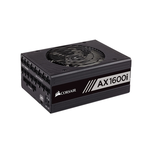 Corsair AXi Series, AX1600i, 1600 Watt, 80+ Titanium Certified, Fully Modular - Digital Power Supply