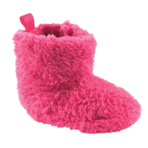 pink sherpa bootie