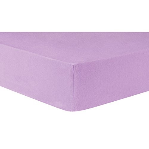 lilac crib sheet