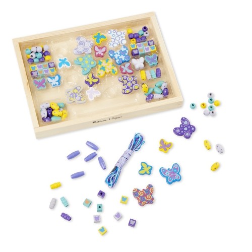 melissa and doug wooden bead set