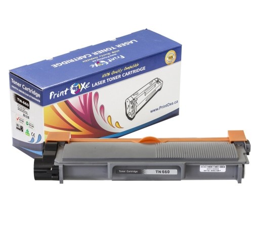 PRINTOXE  1 Pack Compatible Toner for Brother Tn 660 (Tn 2320/660) Laser Toner Cartridge (Tn660 Black) for Use In Printer Models