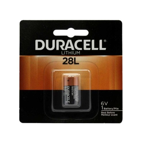 Paquet de 4 piles au lithium Duracell 28 V, 6 V