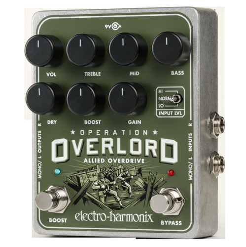 Electro-Harmonix Operation Overlord Overdrive Pedal