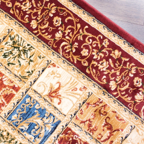 AG Home Kerman Fantasy 2'7" x 4'11" Area Rug - Red