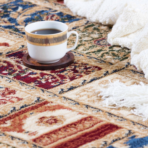 AG Home Kerman Fantasy 2'7" x 4'11" Area Rug - Red