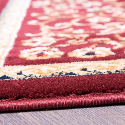 AG Home Kerman Fantasy 3'11" x 5'7" Area Rug - Red