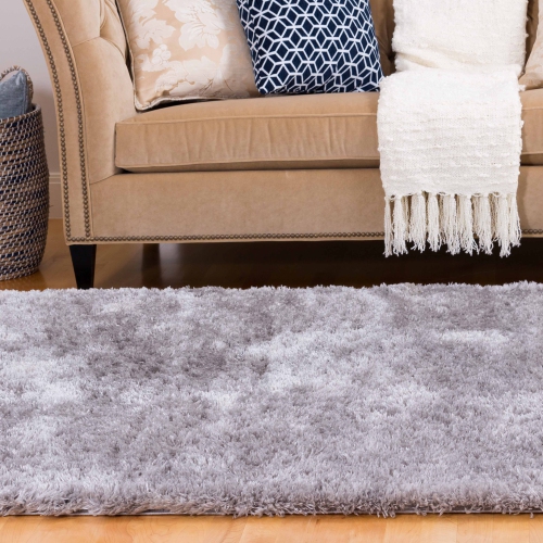 AG Home Kerrisdale 3'11" x 5'7" Shag Area Rug - Grey