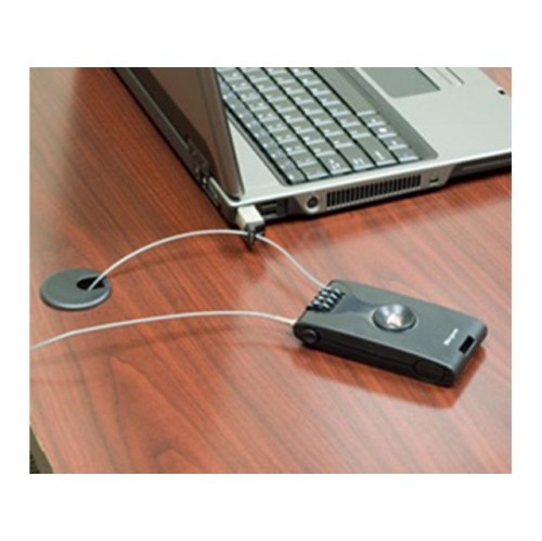 Targus DEFCON® 1 Retractable Cable Lock for Notebooks, Combination Lock, p/n: ASP29CA