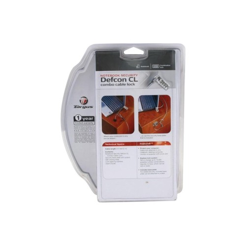 Targus DEFCON CL Notebook Computer Cable Lock