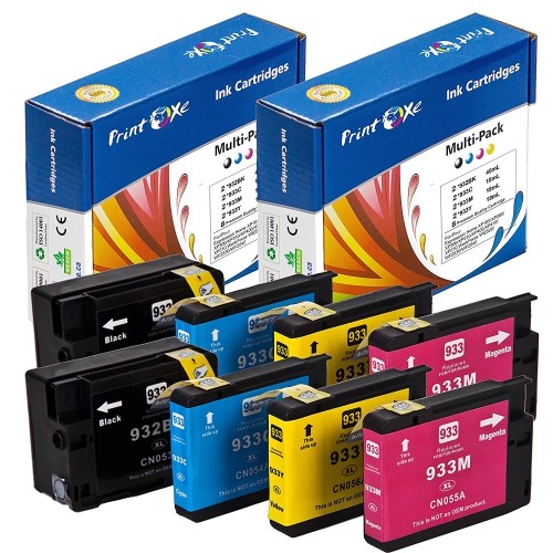 PrintOxe™ Compatible 2 Sets for 932XL & 933XL of 8 Ink Cartridges 932 / 933 Exclusively