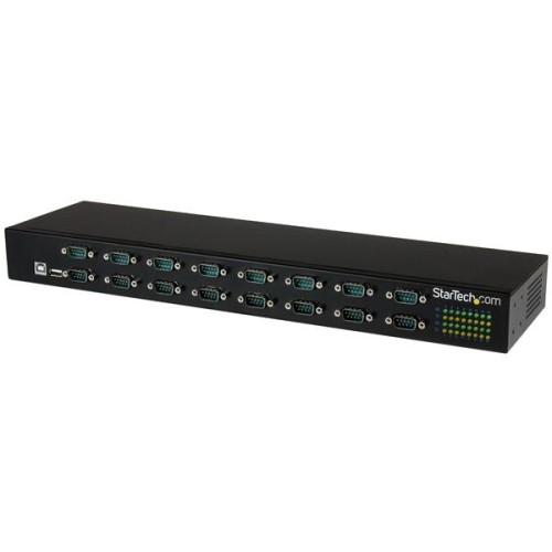 StarTech 16 Port USB to Serial Adapter Hub - USB to RS232 Daisy Chain
