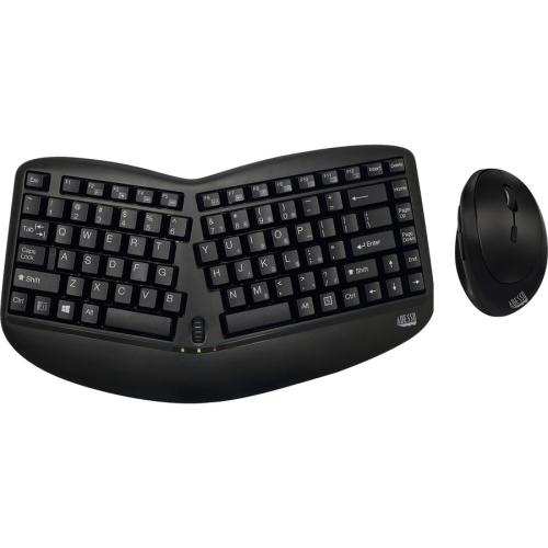 Adesso EasyTouch Wireless Optical Ergonomic Keyboard & Mouse Combo -