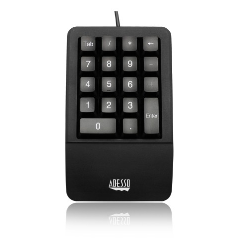 Adesso Wired Ergonomic Waterproof Keyboard -