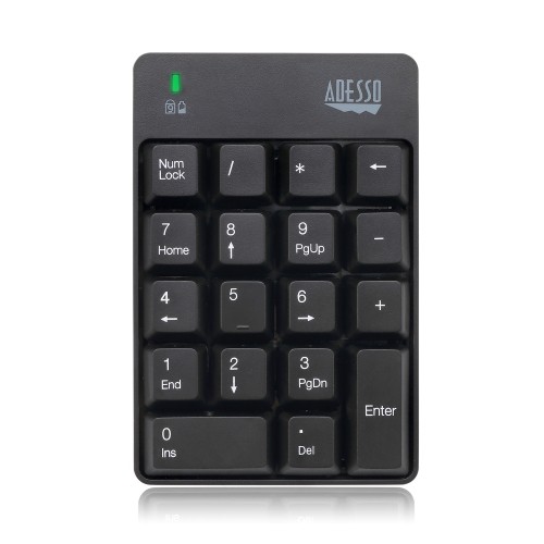 Adesso Wireless Keyboard Number Pad -