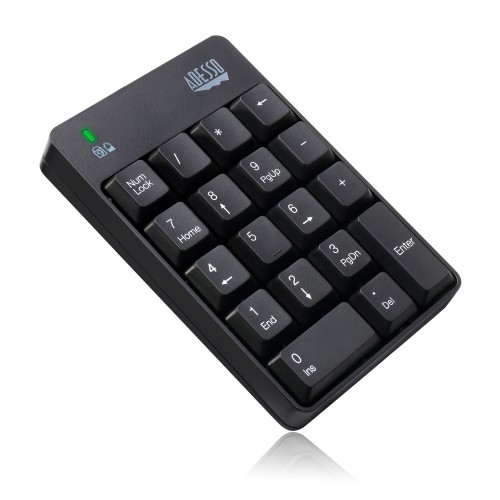 Adesso Wireless Keyboard Number Pad -