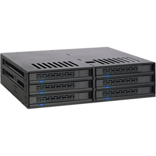 ICY DOCK Removable Derive 6x2.5 inch SATA SAS / Mobile Rack Cage in 1x5.25 inch Bay