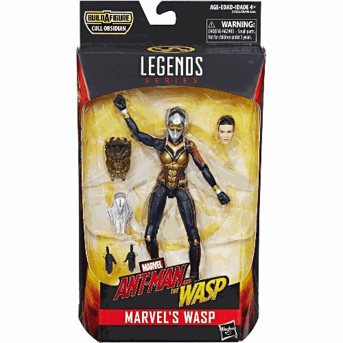 Marvel Legends Avengers 6 Inch Action Figure Cull Obsidian Series - Wasp