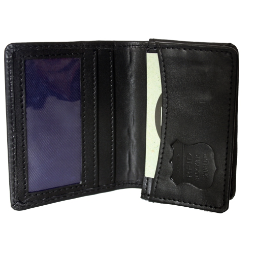 Ashlin® DESIGNER | FRANCOIS RFID BLOCKING Business Card Holder Gusseted with ID section