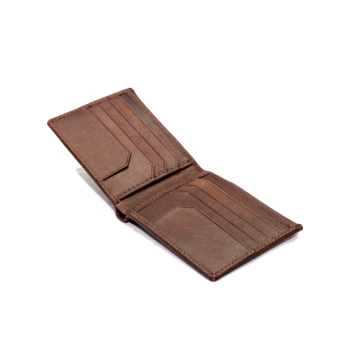 Ashlin® DESIGNER | ALVIN Mens 8 Pocket Slim Bifold Wallet with 8 pockets