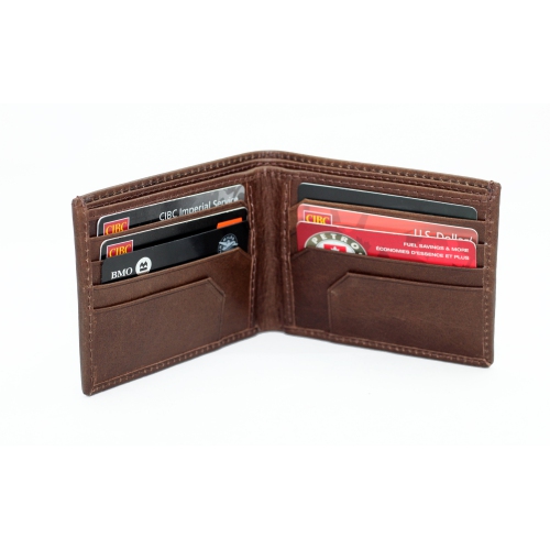 Ashlin® DESIGNER | ALVIN Mens 8 Pocket Slim Bifold Wallet with 8 pockets