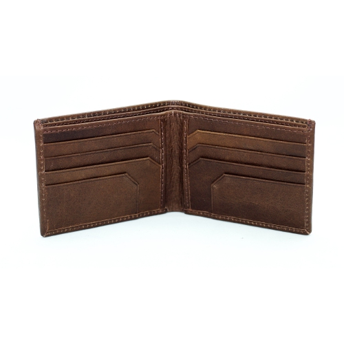 Ashlin® DESIGNER | ALVIN Mens 8 Pocket Slim Bifold Wallet with 8 pockets