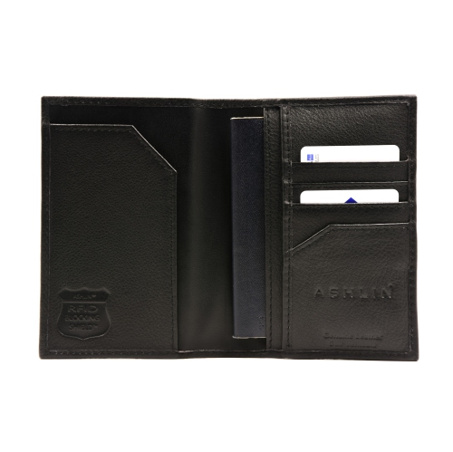 Ashlin® DESIGNER | AMSTERDAM RFID Blocking Passport Wallet