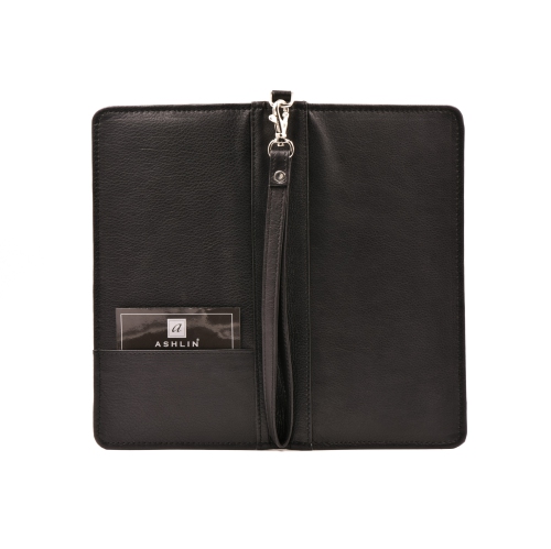 ASHLIN  ® Designer | Monaco Rfid Blocking Zippered Travel Wallet In Multicolor