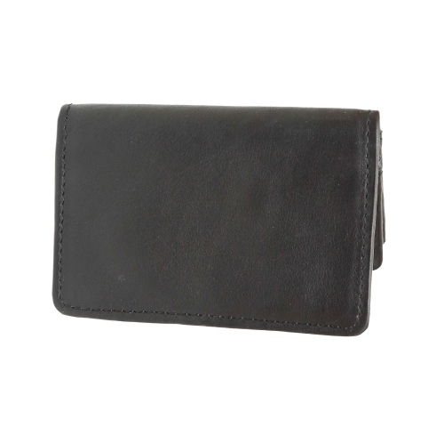 Ashlin® DESIGNER | FRANCOIS RFID BLOCKING Business Card Holder Gusseted with ID section