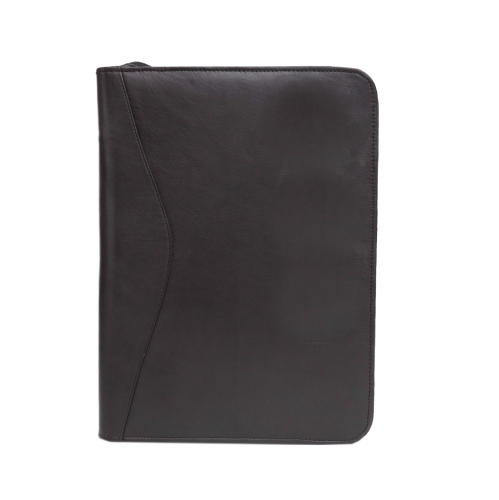 Image 1 of 3.. Ashlin® DESIGNER | COPPERFIELD Zippered Portfolio Inside gusseted pocket