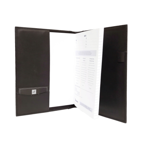 Ashlin® DESIGNER | PETERBOROUGH Refillable Cover includes JOURNAL pocketpen loop