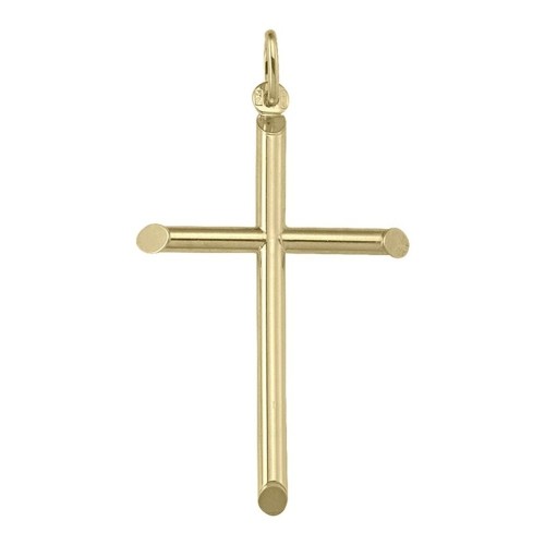 925 Sterling Silver Italian Cross Crucifix Charm Pendant 32mm - Walmart.com