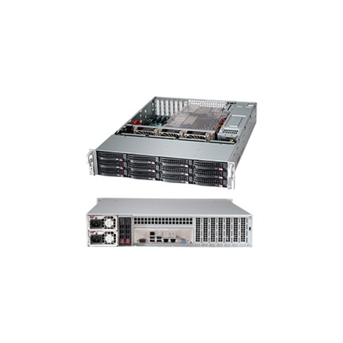Supermicro Case 2U 8x SAS3 12Gbps SATA 920W Black