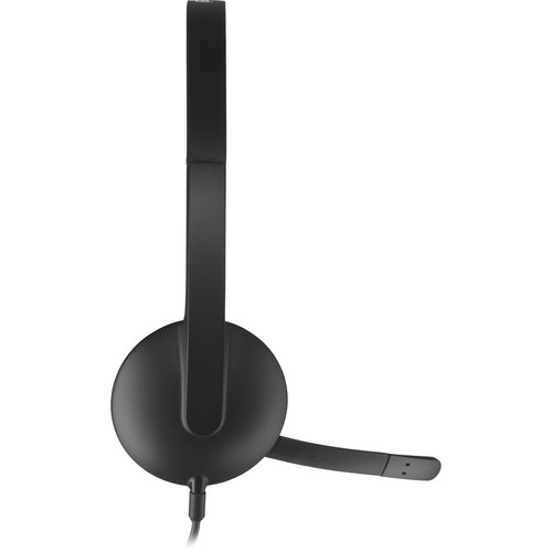 Logitech H340 On-Ear USB Headset with Noise Cancelling and Optimal Comfort