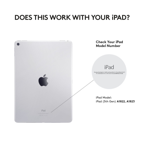 Refurbished - Logitech Slim Folio with Integrated Bluetooth Keyboard for iPad 9.7-inch, Black (920-008617)