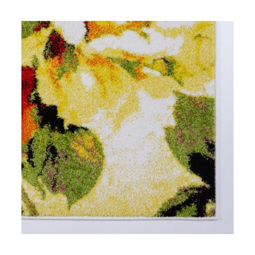 LA Dole Multi Flowers Style Carpet 5'3" x 7'6" Rectangle Area Rug - Multi-Colour