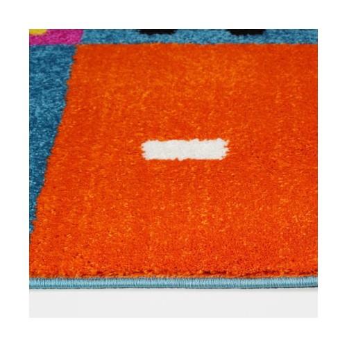 Tapis Loadole alphabet doux et confortable, multicolore, 4 x 6 pi