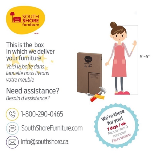 South Shore Ulysses 1-Drawer Nightstand, Blueberry