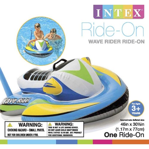 Intex Wave Rider Ride-On, 46" X 30.5", For Ages 3+